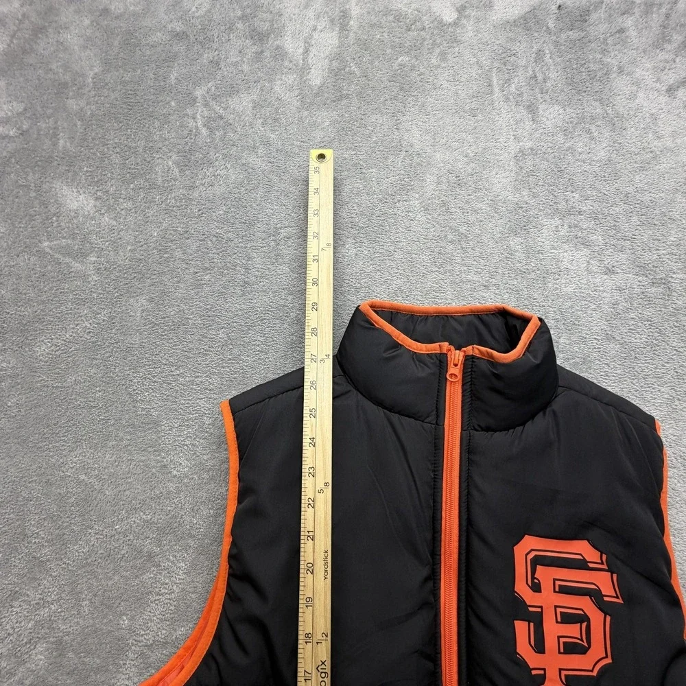 San Francisco Giants Jacket Mens Medium Black MLB Baseball‎ Ghirardelli Puffer